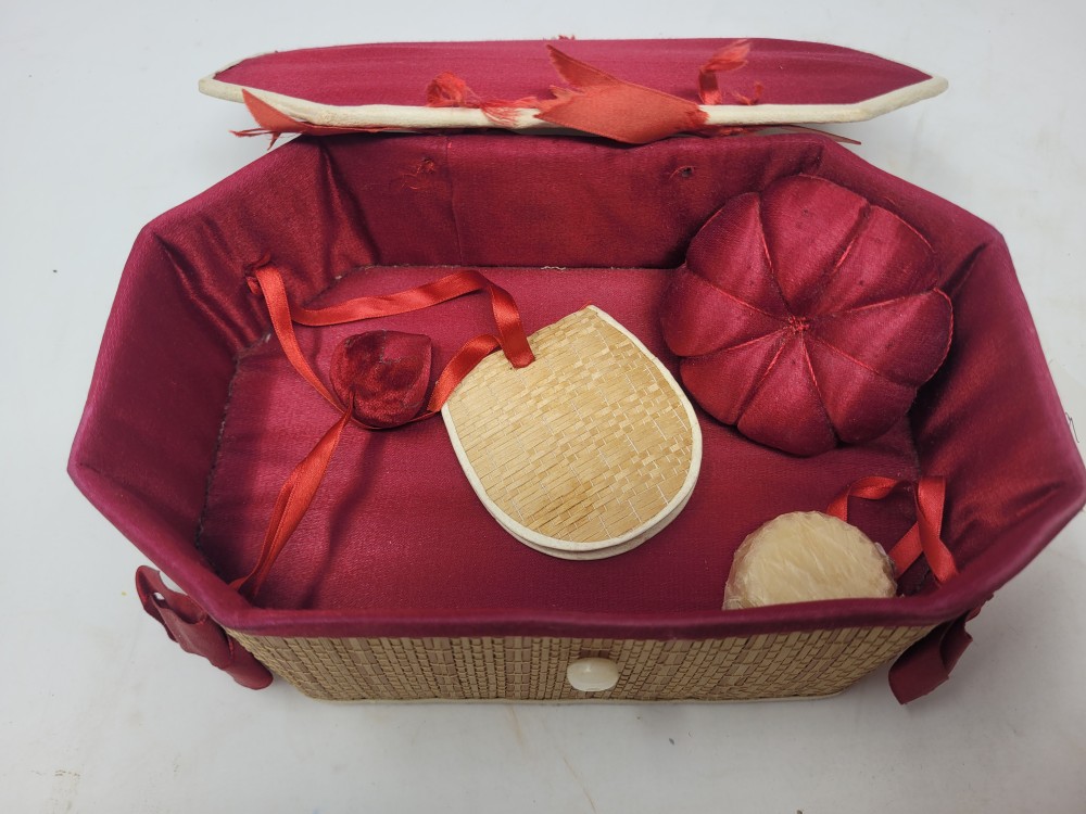 Poplare sewing box from Canterbury, NH