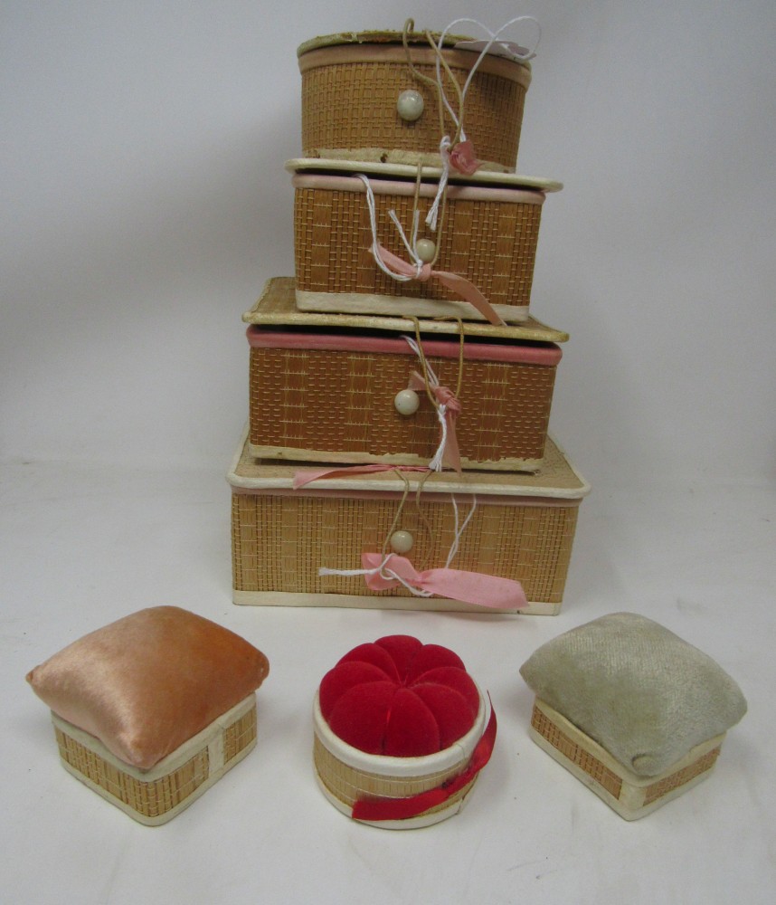 Collection of Shaker poplarware from Maine Communities